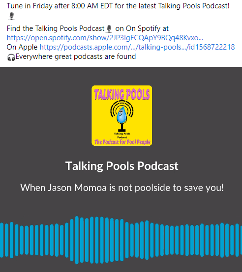 Talking Pools Podcast, splash